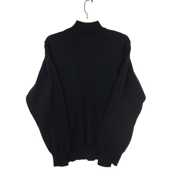 Lord Taylor Women's 100% Wool Long Sleeve Top Black Size L - Picture 5 of 9